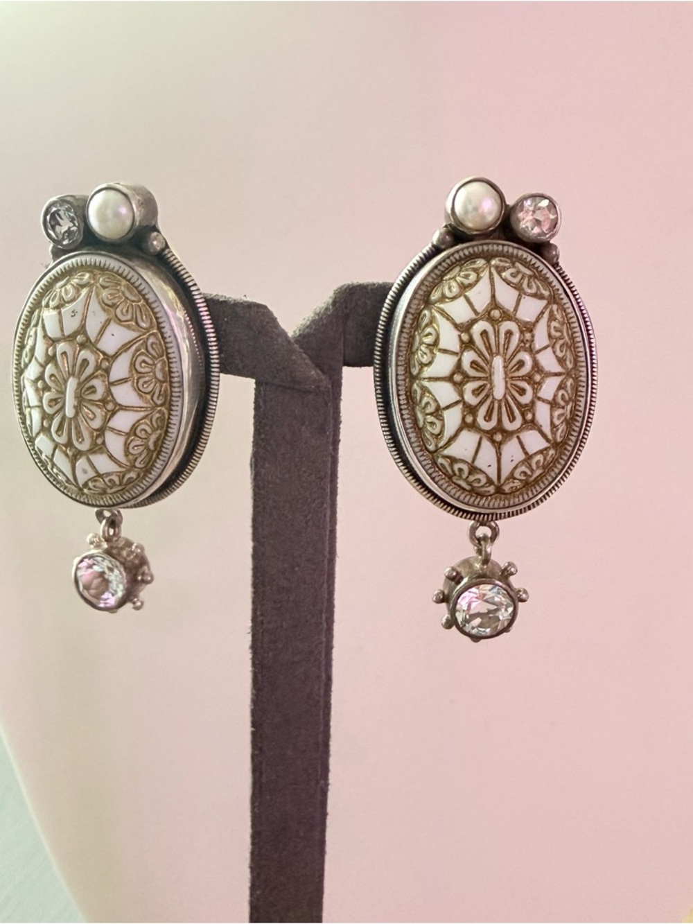 Mars & Valentine 925 Sterling Silver Bracelet Clip on Earrings